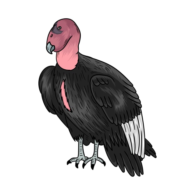 California condor bird cartoon illustration by Cartoons of fun