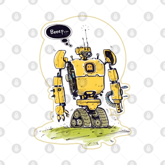 robot beep by INKSPACE