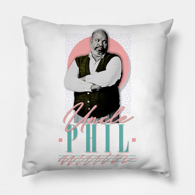 Uncle Phil \\\\\ Retro 90s Aesthetic Pillow by DankFutura