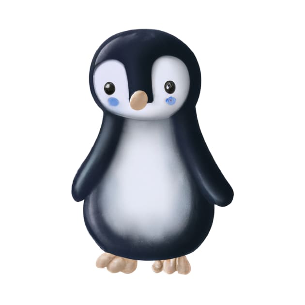 Cute Penguin Drawing by Play Zoo