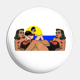 Summer at the beach Pin