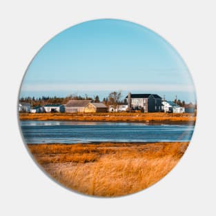 Maisonnette Fishing Village in New-Brunswick, Canada V2 Pin