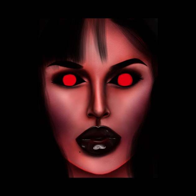 Glowing Red Eyes by MyNameisAlex