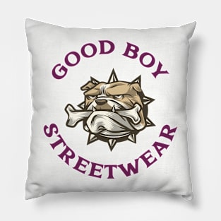 Good boy streetwear Pillow