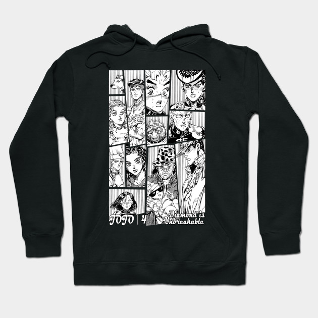 Diu Manga Panels Jojos Bizarre Adventure Hoodie Teepublic Uk