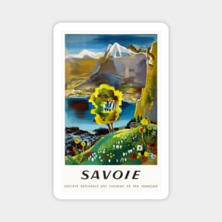 Savoie France Vintage Poster 1946 Magnet