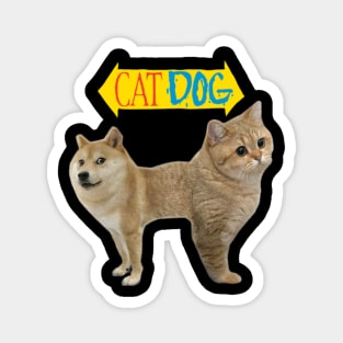 Cat Dog Magnet