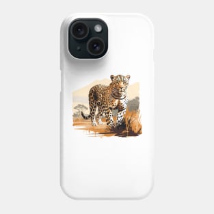 African Leopard Phone Case