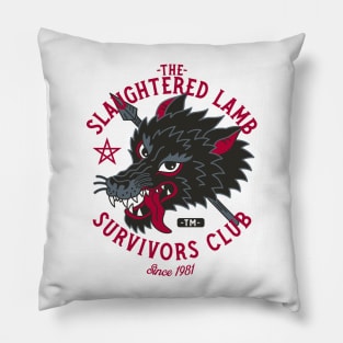 The Slaughtered Lamb Survivors Club - Vintage Horror Pillow