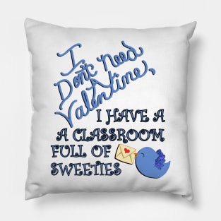 Teachers Custom Apparel Valentines Day Teacher Shirt Cute Quote Valentine Graphic Design Gifts Pillow