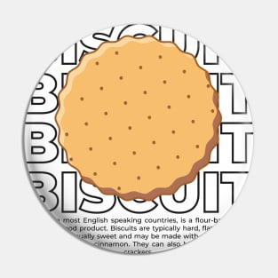 Biscuit with text Pin