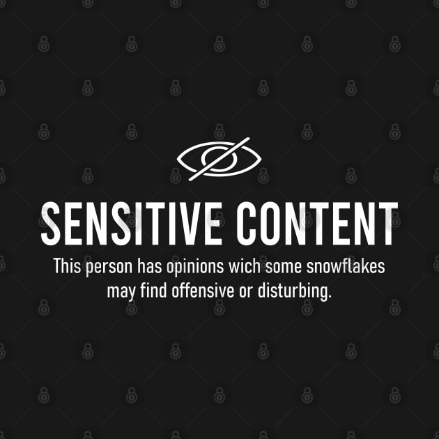 Sensitive content Funny Politocal Snowflake, Republican, Democrat Cool Design by DaStore