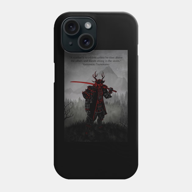 Samurai x bushido Phone Case by Kalpataru