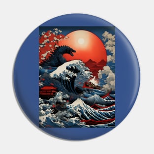 Kanagawa Monster Pin