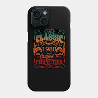 Vintage 1980 Limited Edition  44 Year old 44th Birthday Phone Case