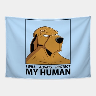 Dog always Protect Tapestry