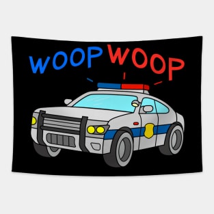 Patrol Car Police Vehicle Tapestry