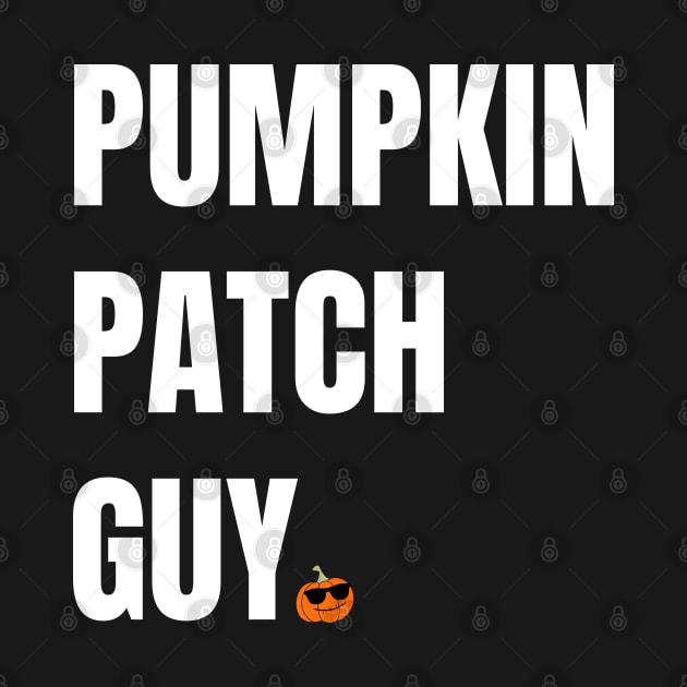 Pumpkin Patch Guy - Minimalist Design with a Pumpkin by Lita-CF
