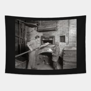 Bread Bakers, 1917. Vintage Photo Tapestry