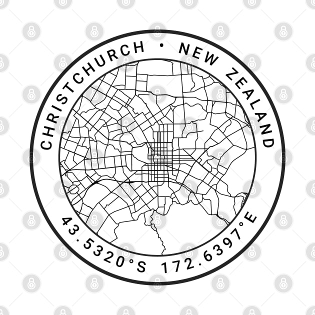 Christchurch Map by Ryan-Cox