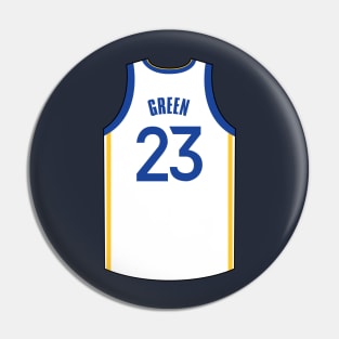 Draymond Green Golden State Jersey White 2024 Qiangy Pin