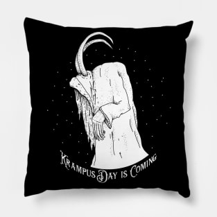 Krampus Day is Coming Pillow