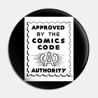 Comics Code Authority Pin