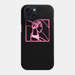 Art Deco woman portrait Phone Case