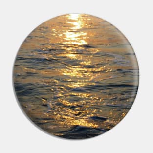 Sunset on a calm Indian beach: abstract nature photography Pin