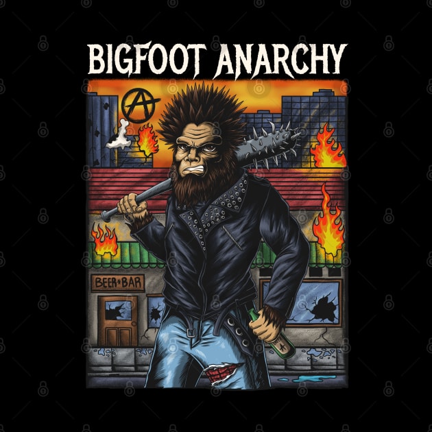 Bigfoot anarchy punk by Andypp