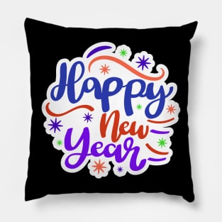 Happy New Year Sparkle Pillow