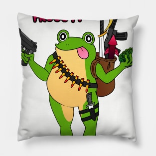 Feelin' Froggy? Pillow