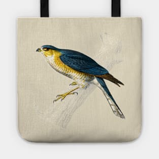 Vintage eurasian sparrowhawk bird-animalia clothing Tote