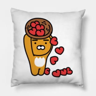 KakaoTalk Friends Hello! Ryan (카카오톡 라이언) - Pouring Heart Pillow