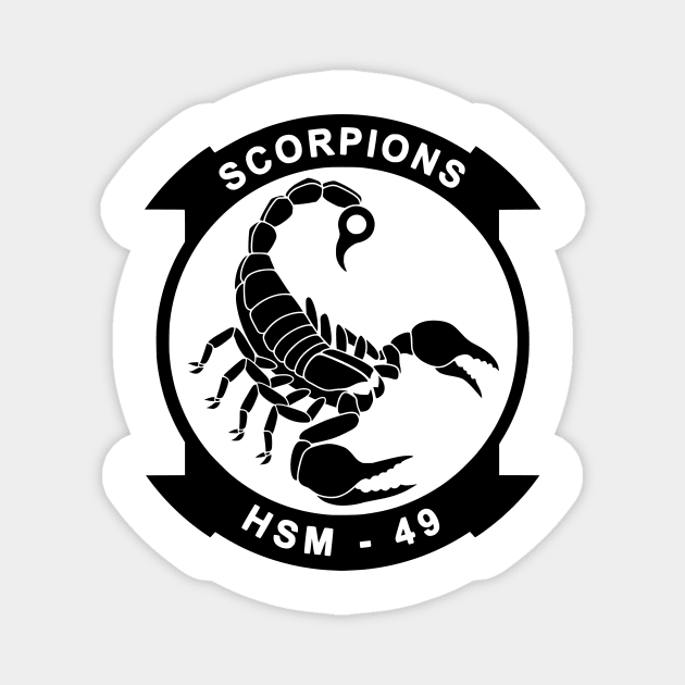 HSM-49 Scorpions Patch Magnet by Tailgunnerstudios