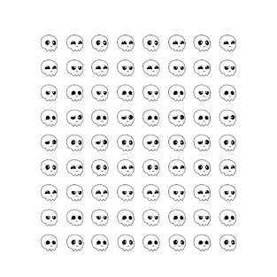 Skull expressions T-Shirt