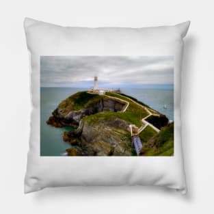 South Stack Lighthouse - Holyhead, Anglesey,  Wales. Pillow