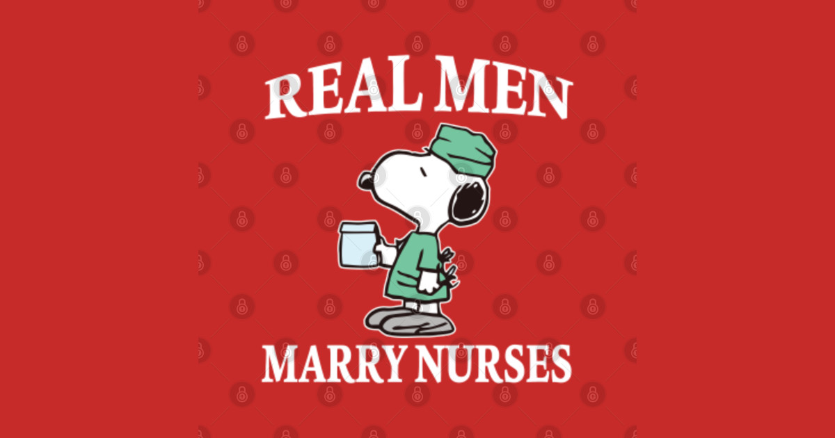 Snoopy Nurse, Real Men Merry Nurses Snoopy Nurse Real Men Merry