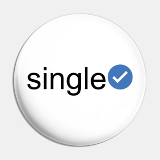 Verified Single (Black Text) Pin