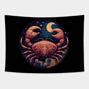 ZODIAC Cancer - Astrological CANCER - CANCER - ZODIAC sign - Van Gogh style - 18 Tapestry