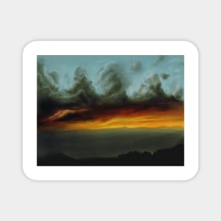 painting landscape Magnet