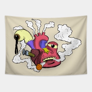 Damaged Heart Tapestry