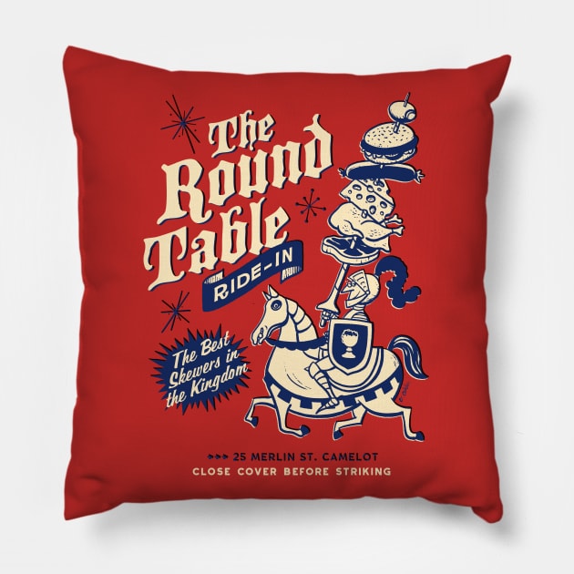 Round Table Ride-In Pillow by victorcalahan