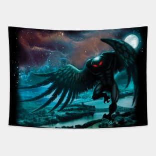 Mothman in flight Tapestry