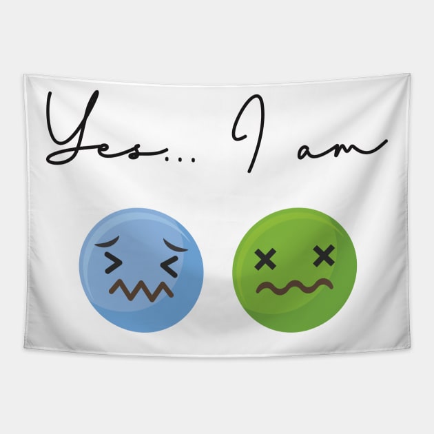 "Emoji People" collection Tapestry by Arlette