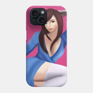 D. Va Overwatch Pin-Up Phone Case