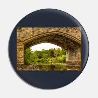 Richmond Castle, Yorkshire Dales, UK, Under Mercury Bridge Pin