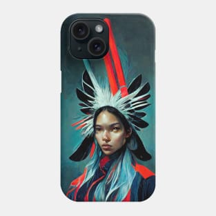 Future Human - 008 - Tribeswoman Phone Case