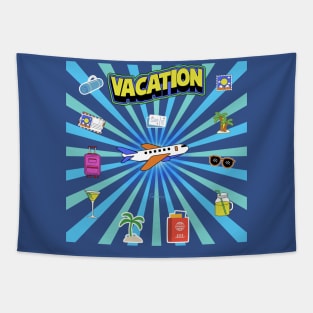 Summer vacation mood Tapestry