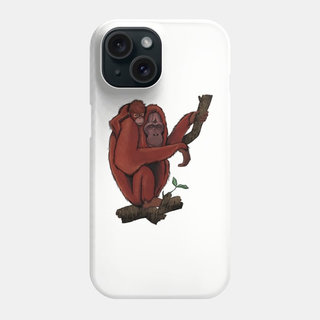 Orangutan Phone Case by randomxawesome